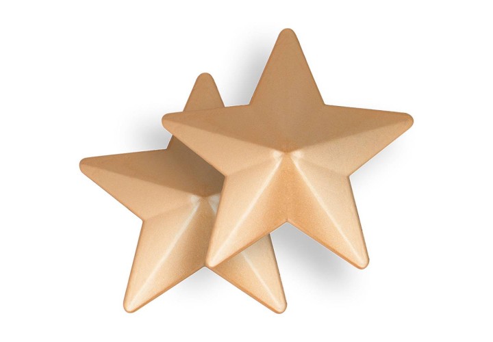 Χρυσά Διακοσμητικά Θηλών Σε Σχήμα Αστεριού - Coquette Chic Desire Nipple Covers Golden Stars