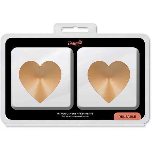 Coquette Chic Desire Nipple Covers Golden Hearts