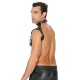 Shots Ouch Men Harness With Neck Collar One Size Black