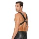 Shots Ouch Men's Large Buckle Harness One Size Black
