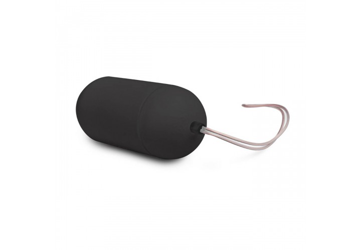Μαύρο Ασύρματο Δονούμενο Αυγό 10 Ταχυτήτων - Easytoys Vibrating Egg Remote Control Black 8cm
