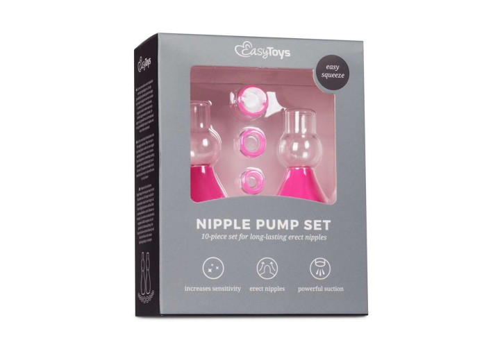 Easytoys Pink Nipple Sucker Set
