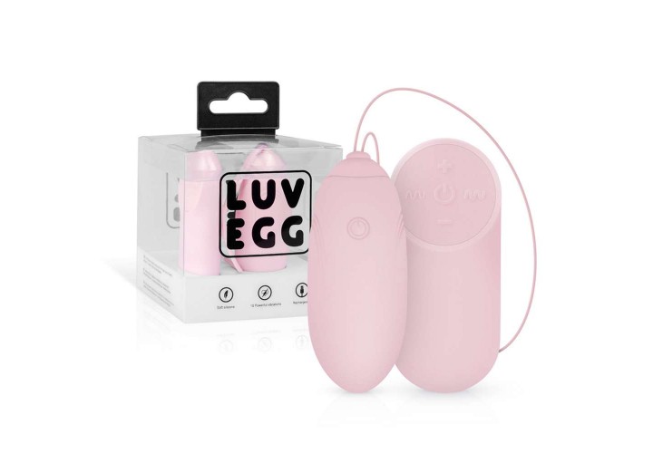 Ασύρματο Επαναφορτιζόμενο Δονούμενο Αυγό - Luv Egg Remote Control Vibrating Egg Pink