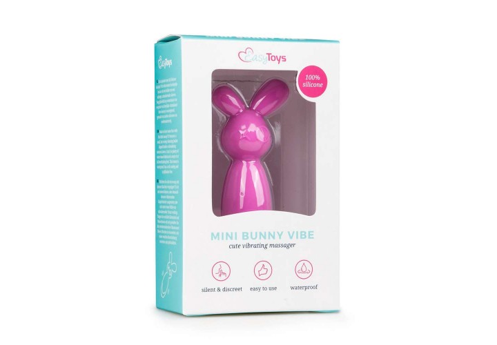 Ροζ Μίνι Δονητής Λαγουδάκι - Silicone Mini Bunny Vibe Pink