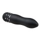 Μαύρος Μίνι Δονητής Με Στρας - Mini Diamond Vibrator Smooth Black 11.4cm