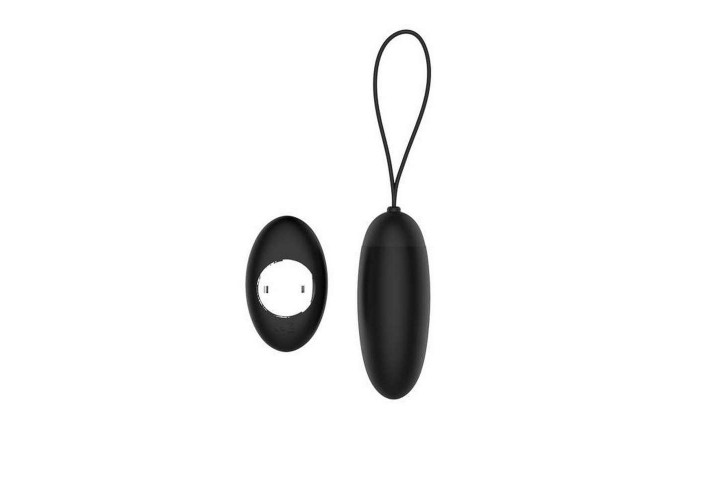 Ασύρματο Επαναφορτιζόμενο Κολπικό Αυγό - Dream Toys Pleasure Remote Dusky Pleaser Black 8.7cm