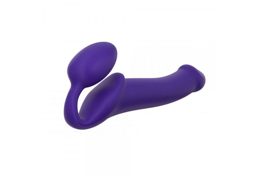 Διπλό Εύκαμπτο Ομοίωμα Σιλικόνης - Strap On Me Strapless Strap On Dildo Size L Purple