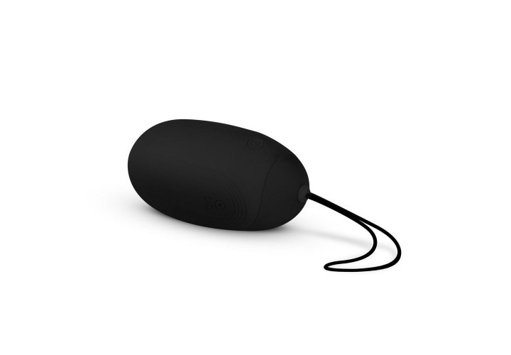 Easytoys Vibrating Egg With Remote Control Black 8cm