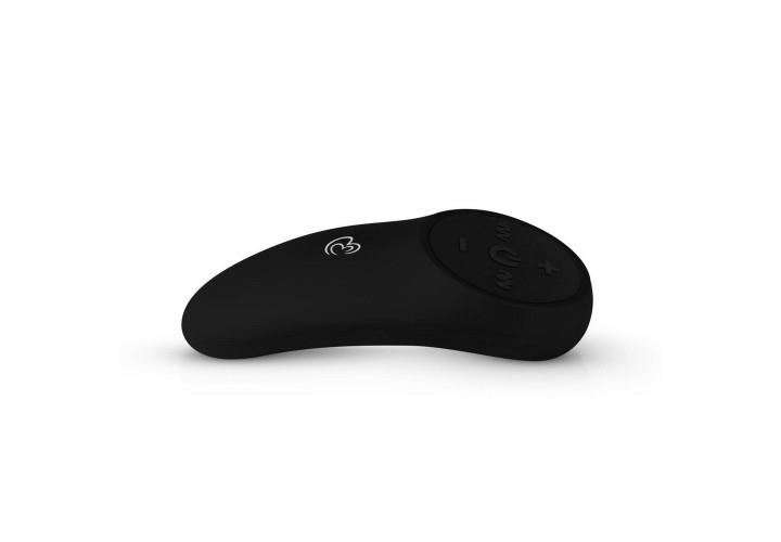 Easytoys Vibrating Egg With Remote Control Black 8cm