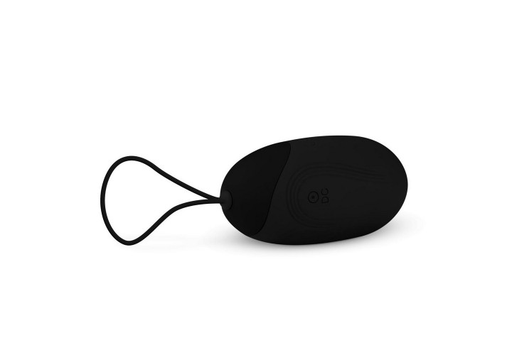 Μαύρο Ασύρματο Κολπικό Αυγό 10 Ταχυτήτων - Easytoys Vibrating Egg With Remote Control Black 8cm