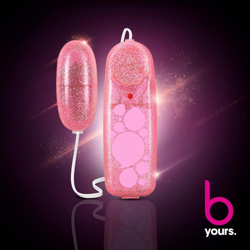 Ροζ Glitter Δονούμενο Αυγό - B Yours Glitter Power Bullet Pink