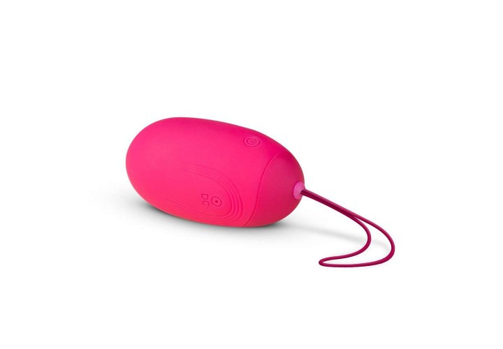 Easytoys XL Vibrating Egg With Remote Control Pink 8cm