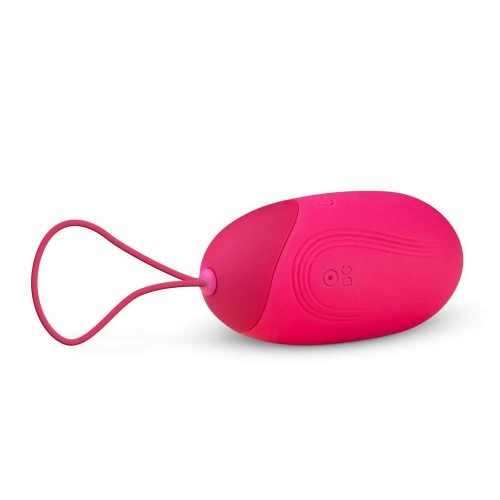 Ροζ Ασύρματο Κολπικό Αυγό 10 Ταχυτήτων - Easytoys XL Vibrating Egg With Remote Control Pink 8cm