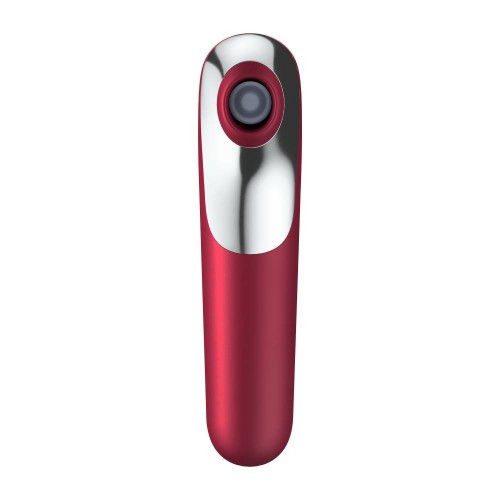 Satisfyer Dual Love Air Pulse Vibrator Red 18cm