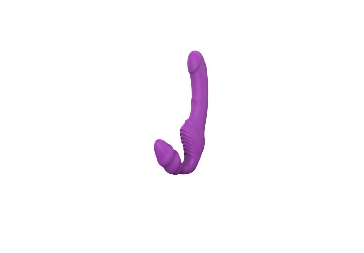 Διπλό Ομοίωμα Σιλικόνης Με Δόνηση - Vibes Of Love Double Dipper Purple