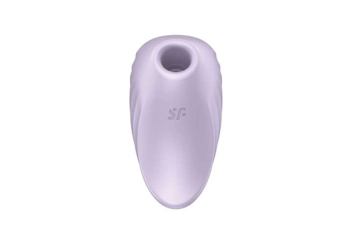 Συσκευή Μασάζ Με Δόνηση & Παλμικό Αναρροφητή Κλειτορίδας - Satisfyer Pearl Diver Air Pulse Stimulator With Vibration Violet 9cm