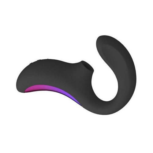 Lelo Enigma Dual Stimulation Sonic Massager Black 18.5cm