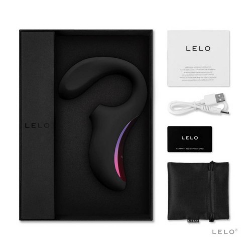 Lelo Enigma Dual Stimulation Sonic Massager Black 18.5cm