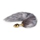 Χρυσή Πρωκτική Σφήνα Με Ουρά Αλεπούς - Easytoys Fox Tail Plug No. 5 Gold