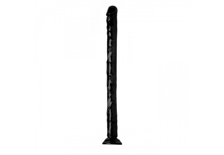 Μακρύ Μαύρο Ρεαλιστικό Ομοίωμα - Hosed Realistic Anal Snake Black 47cm