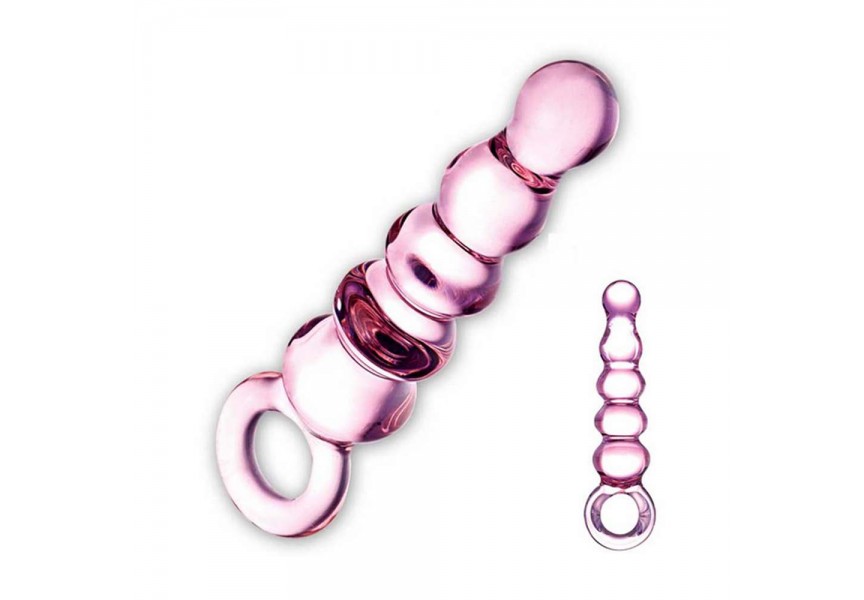 Γυάλινο Πρωκτικό Dildo - Quintessence Glass Beaded Anal Slider