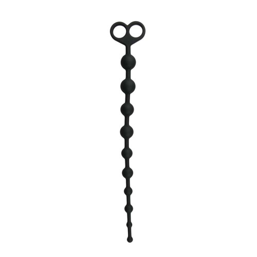 Πρωκτικές Μπίλιες Σιλικόνης - Long Anal Beads Black