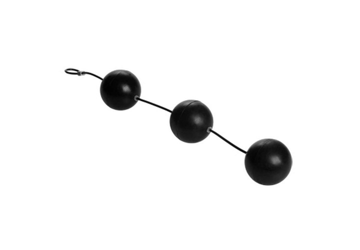 Πρωκτικές Μπίλιες Με Βαρίδια - XXL Triple Silicone Beads