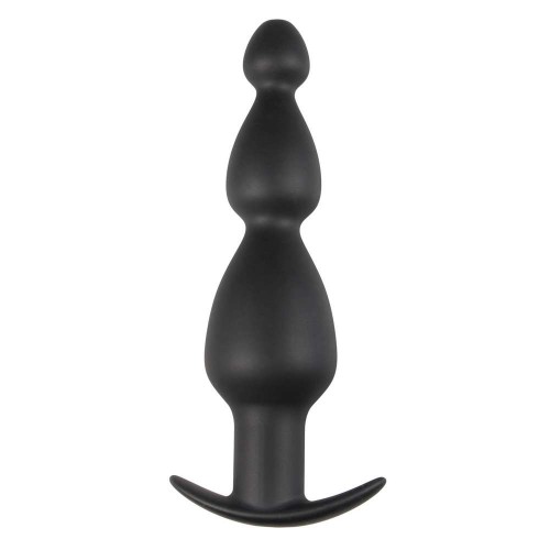 Μαύρη Κούφια Πρωκτική Σφήνα - Sinner Gear Long Hollow Silicone Butt Plug Black 19cm