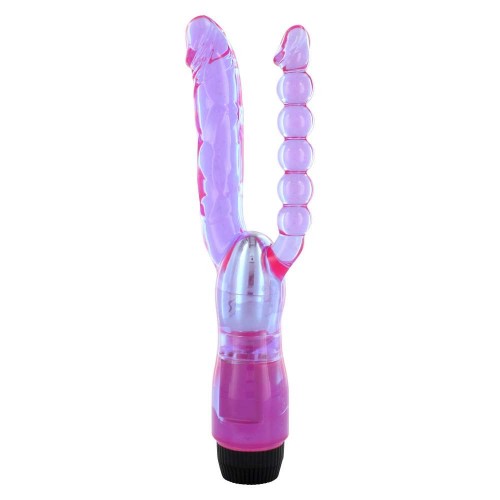 Μωβ Δονητής Διπλής Διείσδυσης - Seven Creations Double Penetrating Vibrator 25.3cm