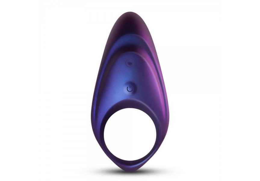 Hueman Neptune Vibrating Cock Ring & Remote Purple