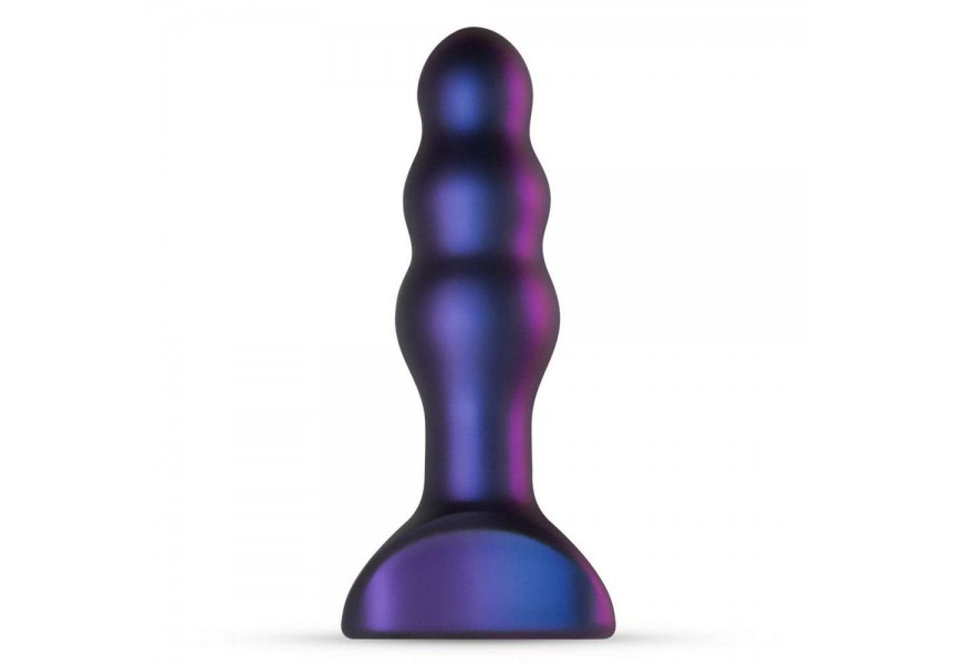 Hueman Space Invader Vibrating Butt Plug Purple 13.9cm