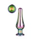 Πολύχρωμη Μεταλλική Σφήνα Με Κόσμημα - Dream Toys Gleaming Love Coloured Pleasure Plug Medium 11cm