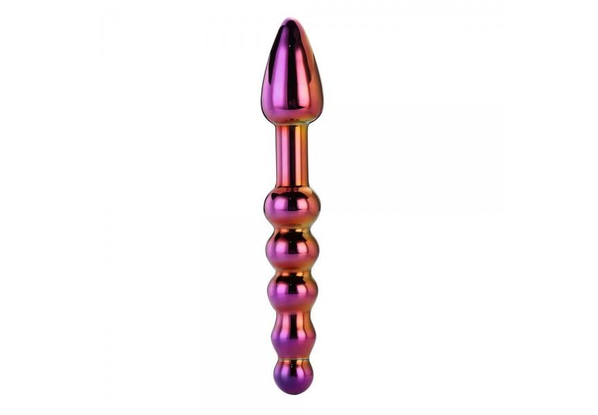 Γυάλινο Πρωκτικό Ομοίωμα - Dream Toys Glamour Glass Ridged Anal Dildo 18cm