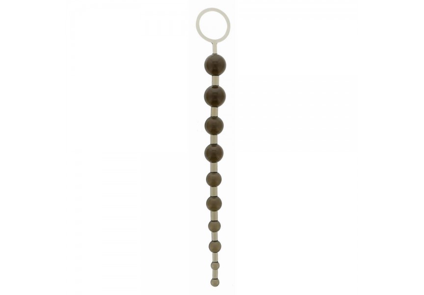 Nanma Oriental Jelly Butt Beads Black 30cm