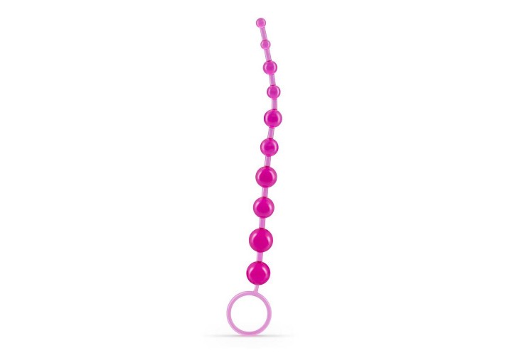 Ροζ Πρωκτικές Μπίλιες - 10 Bead Anal Chain Crushious Pink