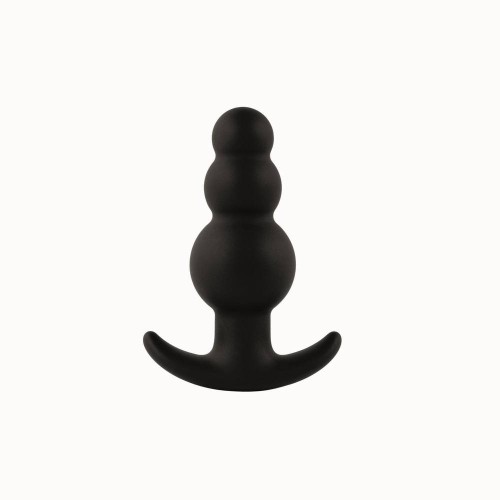 Μαύρη Πρωκτική Σφήνα Σιλικόνης - Feelztoys Plugz Butt Plug Black Nr.1