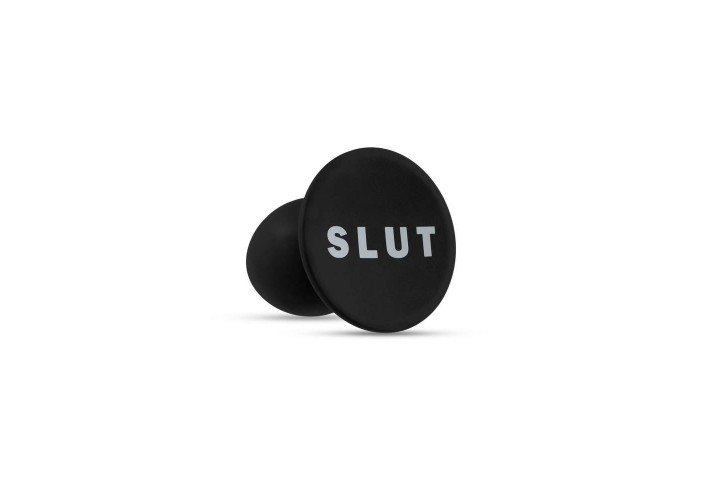 Πρωκτική Σφήνα Σιλικόνης - Temptasia Slut Plug Black 6.3cm