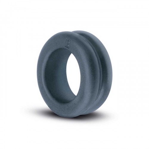 Boners Ribbed Cock Ring Grey