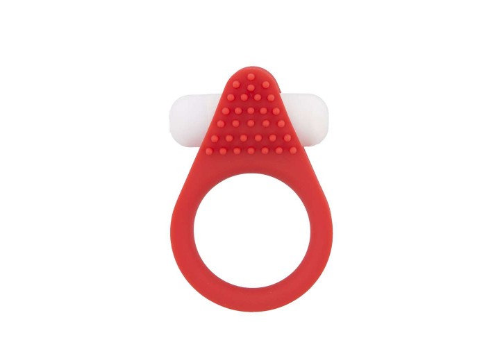 Κόκκινο Δαχτυλίδι Πέους Σιλικόνης Με Δόνηση - Dream Toys All Time Favorites Silicone Stimu Ring Red