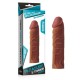 Προσθετικό Κάλυμμα Πέους - Pleasure X Tender Penis Sleeve Brown 2.5cm