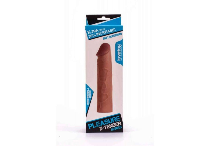 Προσθετικό Κάλυμμα Πέους - Pleasure X Tender Penis Sleeve Flesh 17cm