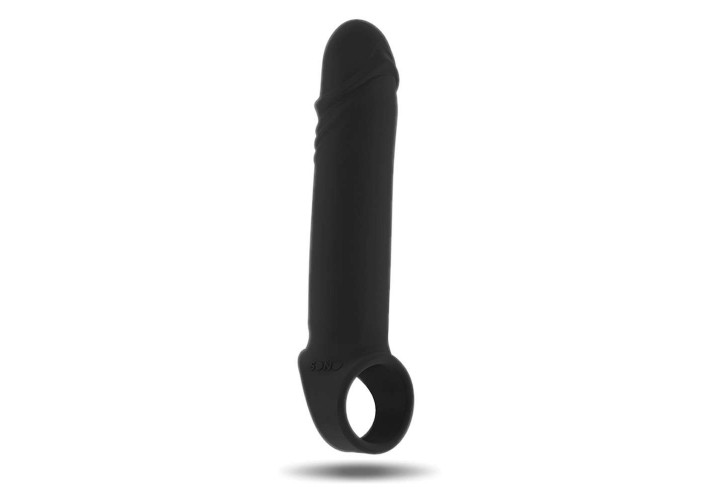 Επέκταση Πέους Με Δακτύλιο Για Όρχεις - Sono Stretchy Penis Extension No.31 Black