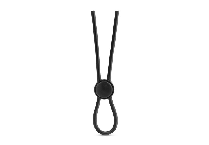 Ρυθμιζόμενη Θηλιά Πέους - Stay Hard Silicone Loop Cock Ring Black
