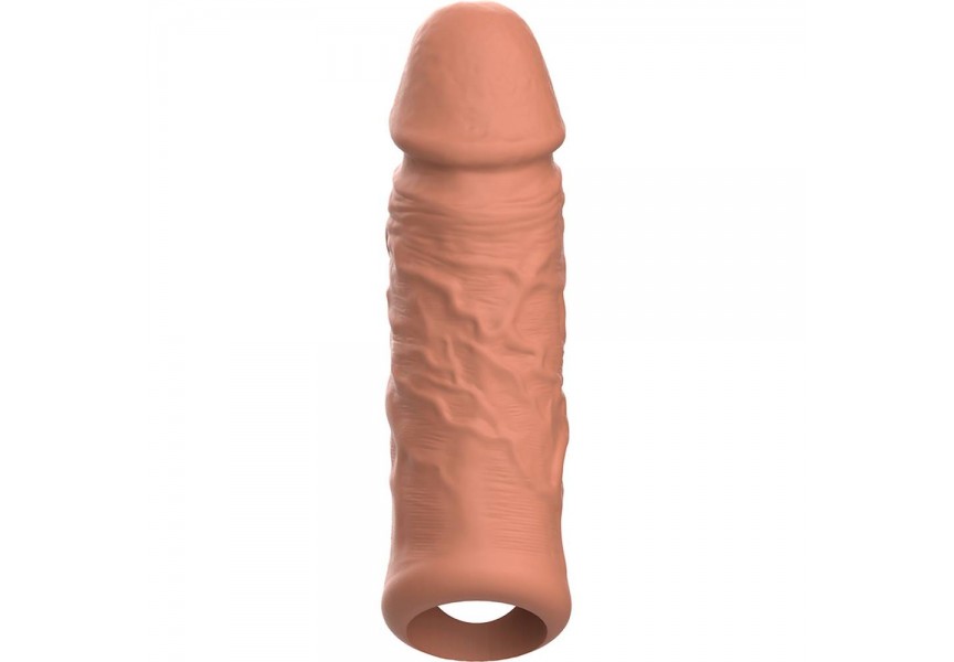 Ρεαλιστικό Κάλυμμα Επέκτασης Πέους - Virilxl Penis Extender Extra Comfort Sleeve V7 Brown