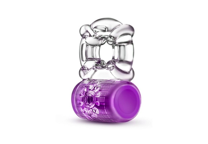 Επαναφορτιζόμενο Δονούμενο Δαχτυλίδι Πέους 5 Ταχυτήτων - Βlush Play With Me Pleaser Rechargeable C Ring Purple
