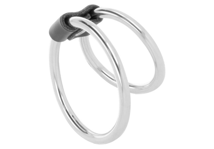 Μεταλλικό Δαχτυλίδι Πέους & Όρχεων - Darkness Double Metal Ring Penis