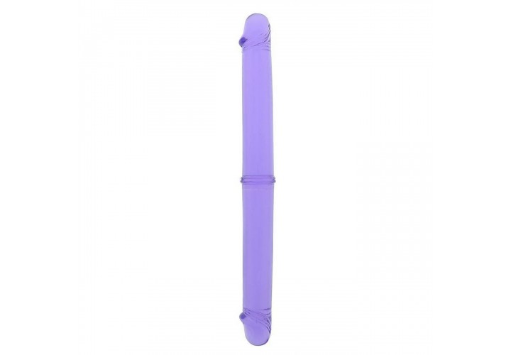 Μωβ Διπλό Ομοίωμα Πέους - Seven Creations Twinzer Double Dong Purple 33cm