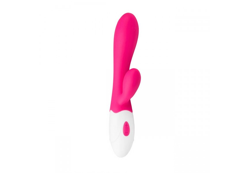 Δονητής Rabbit 10 Ταχυτήτων - Easytoys Aurora Vibe Rabbit Vibrator Pink 20cm