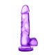 Μωβ Ρεαλιστικό Ομοίωμα Jelly - B Yours Sweet N Hard 4 Purple 19.6cm