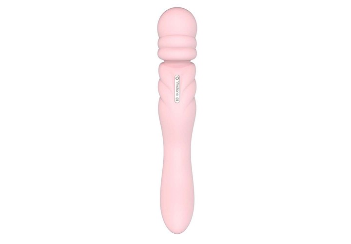 Διπλός Δονητής Μασάζ & Κόλπου - Nalone Jane Double Vibrator Light Pink 23cm